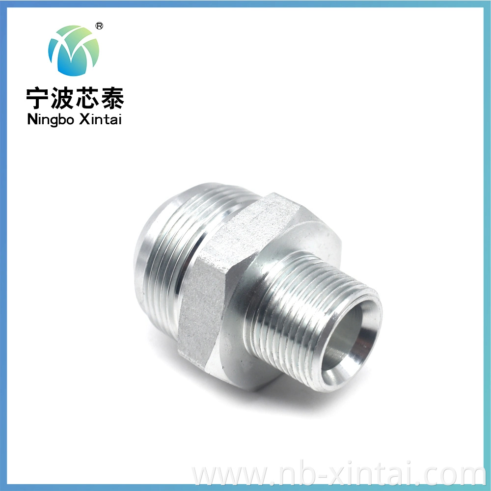 NPT Male Thread Reducing Hex Nipple Stainless Steel SS304 316 Pipe Compression Fitting Price Fitting Tube Adapter Tee